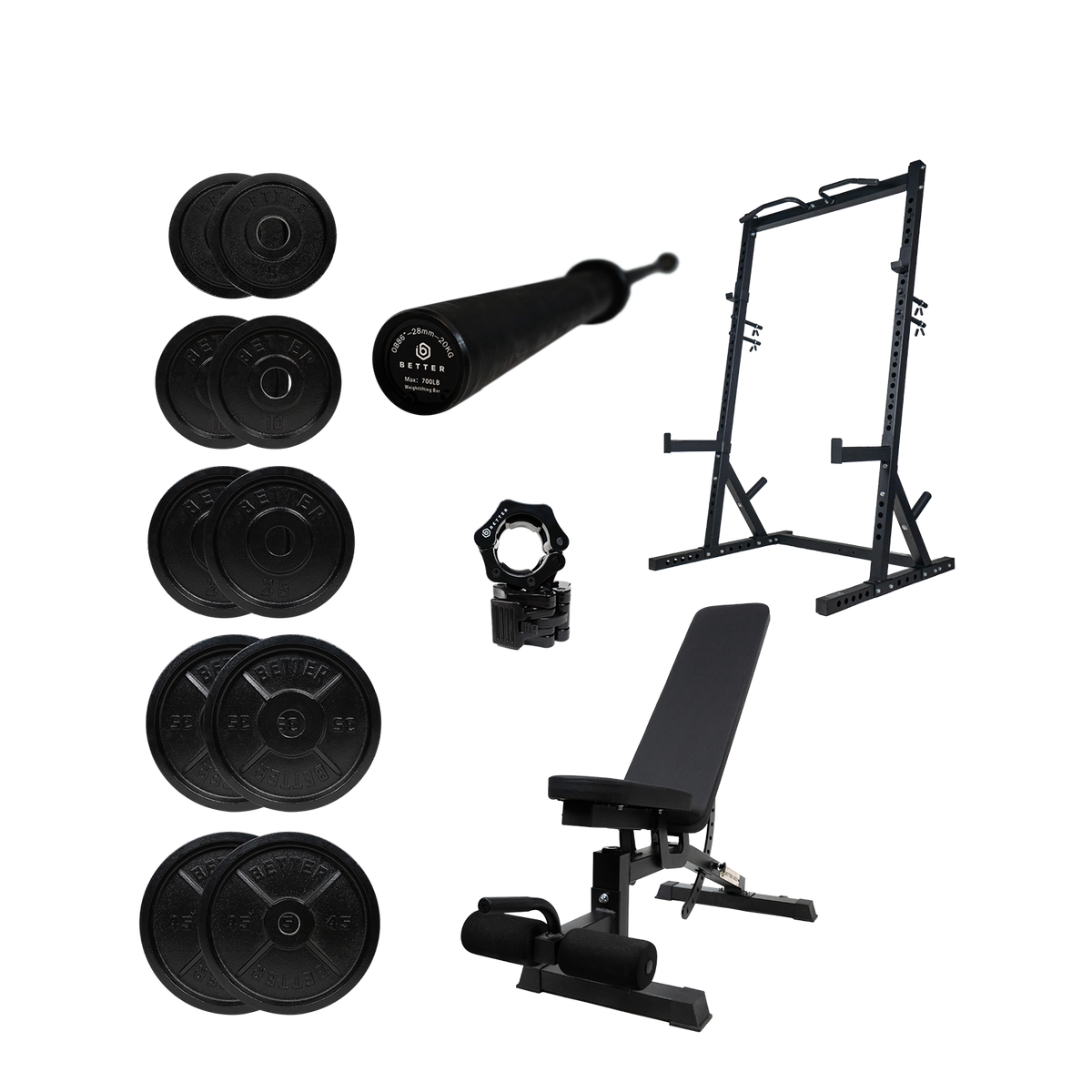 Home gym best sale equipment bundle