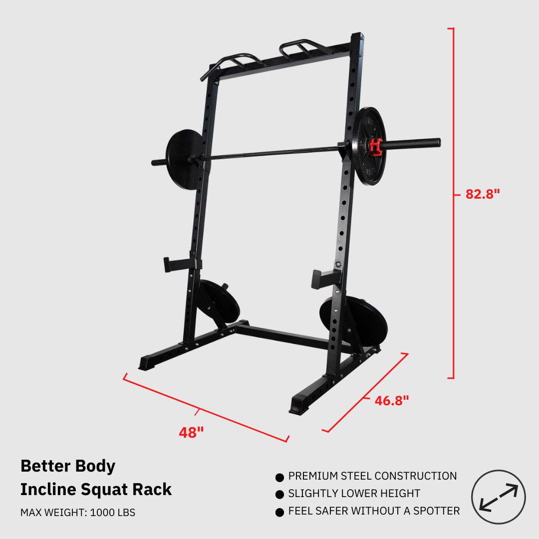 Better Body Incline Squat Stand Footprint