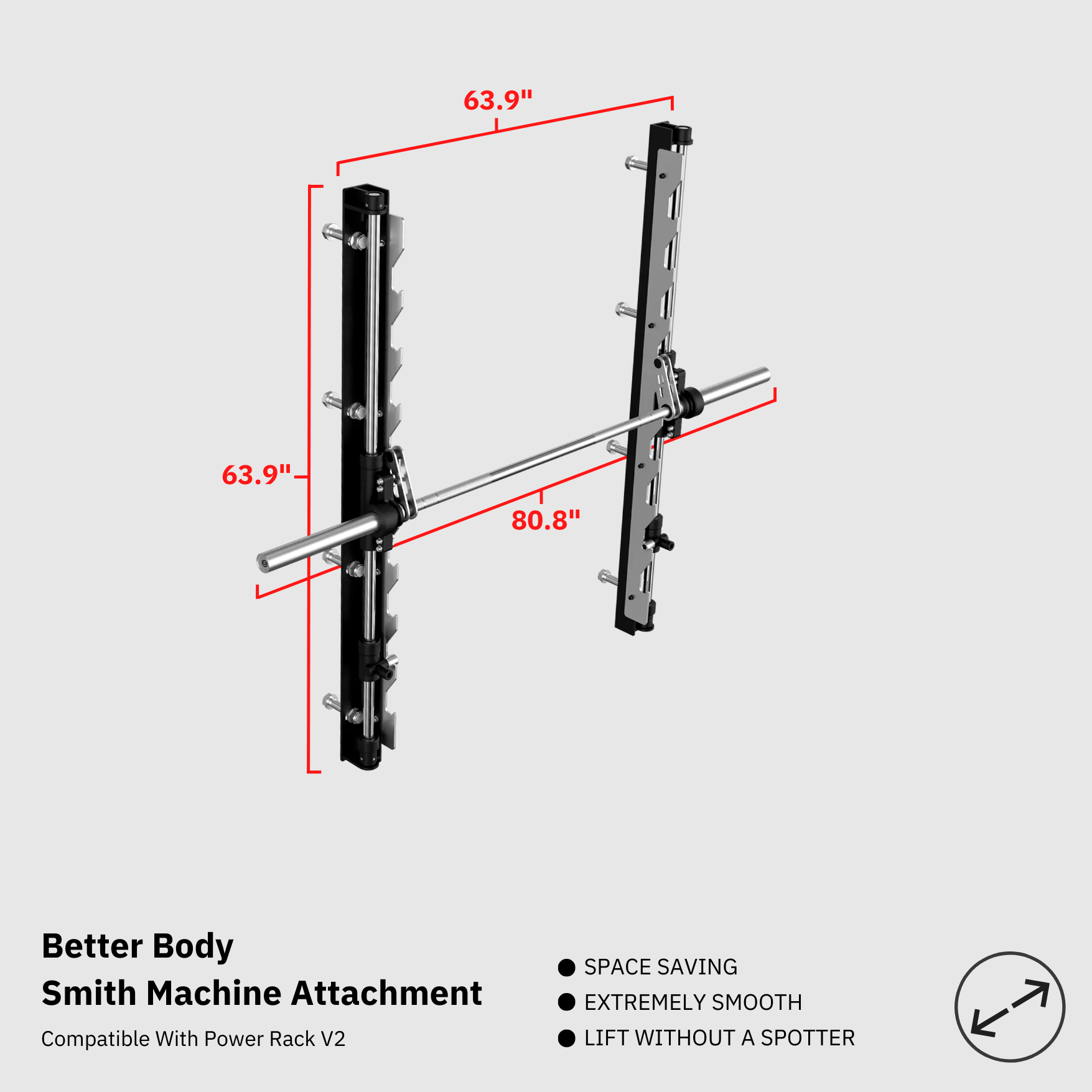 Smith Machine Attachment Footprint