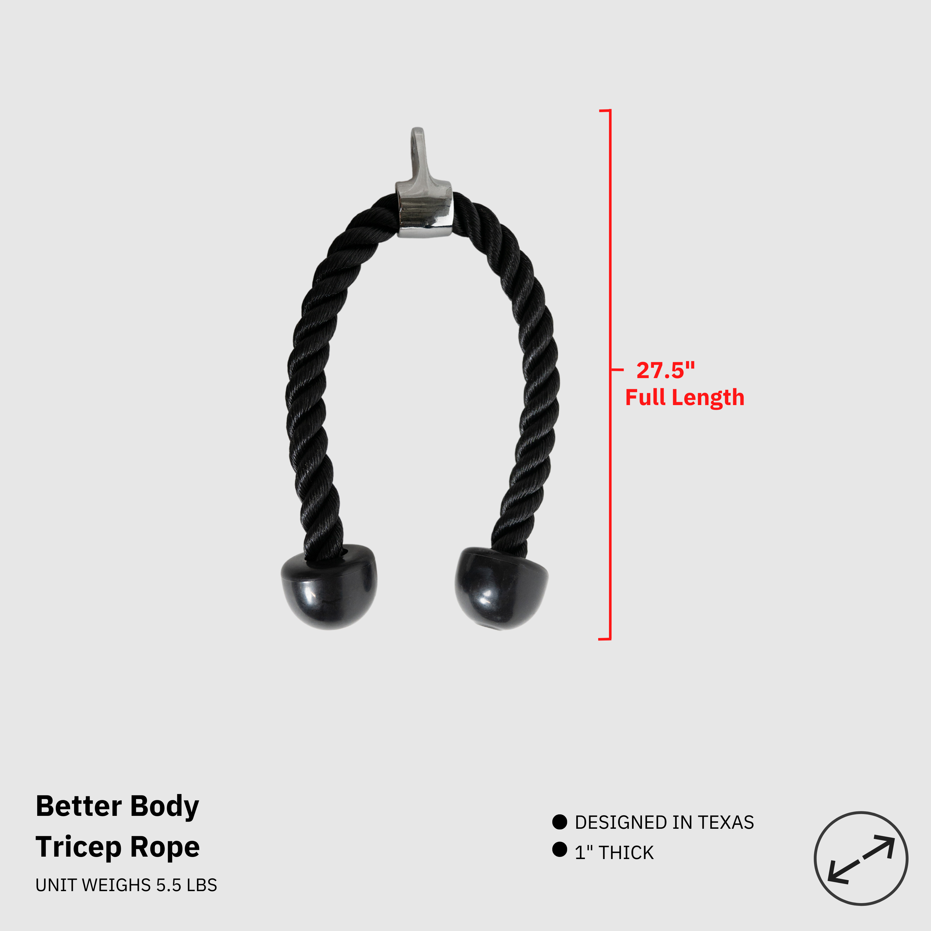 Tricep Rope Footprint