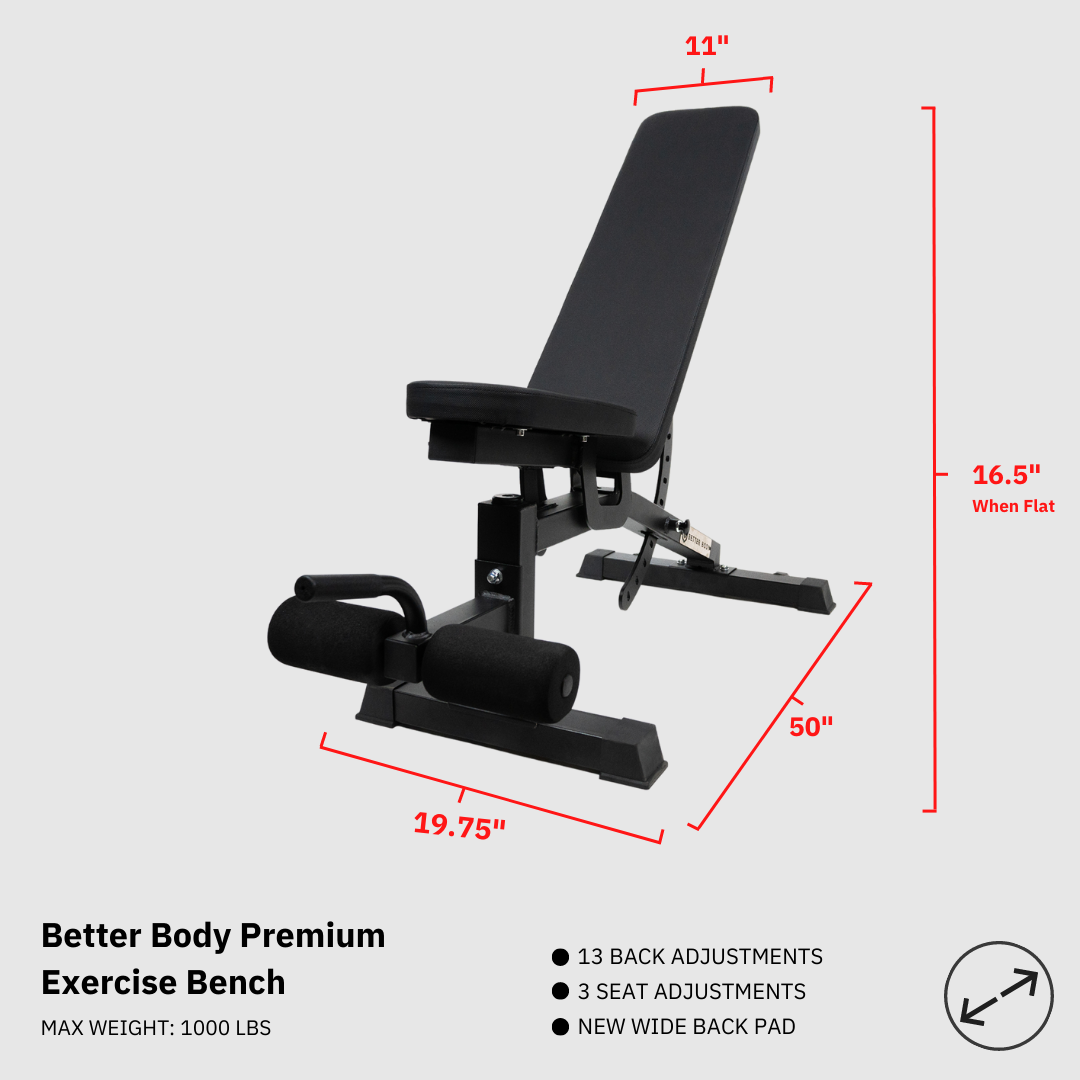 Better Body Premium Bench Footprint