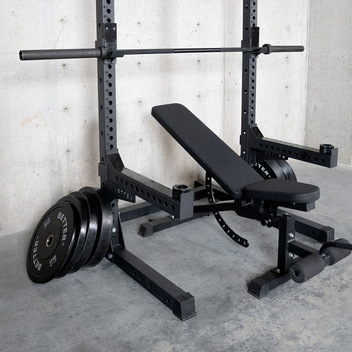 Weight bench 2025 with spotter arms