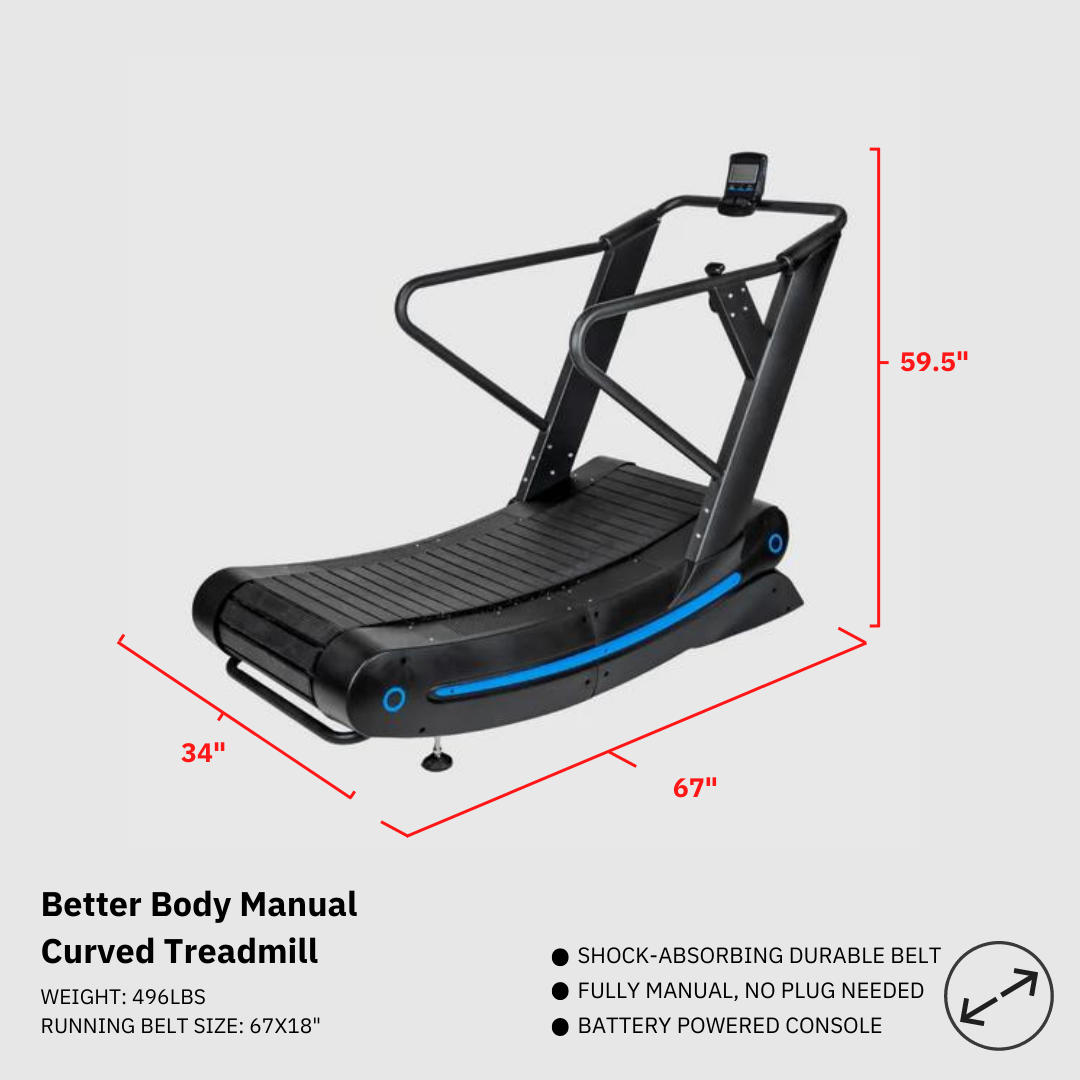 Manual best sale running machine