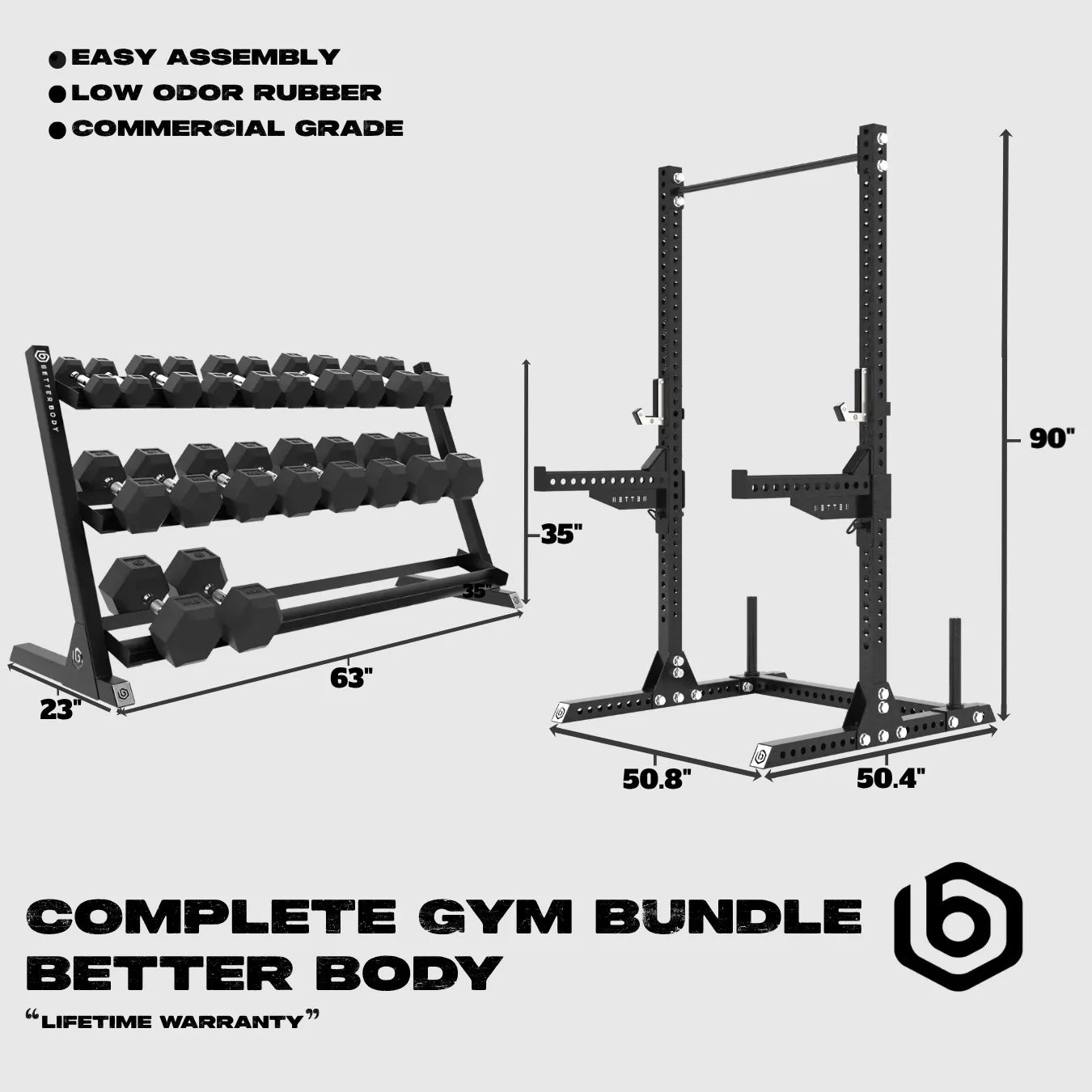 Better Body Complete Gym Bundle Footprint