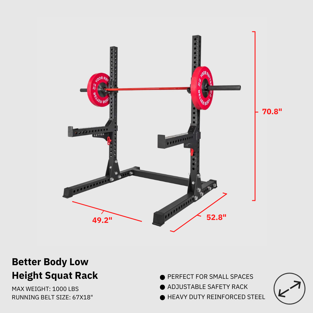 Squat rack small discount space