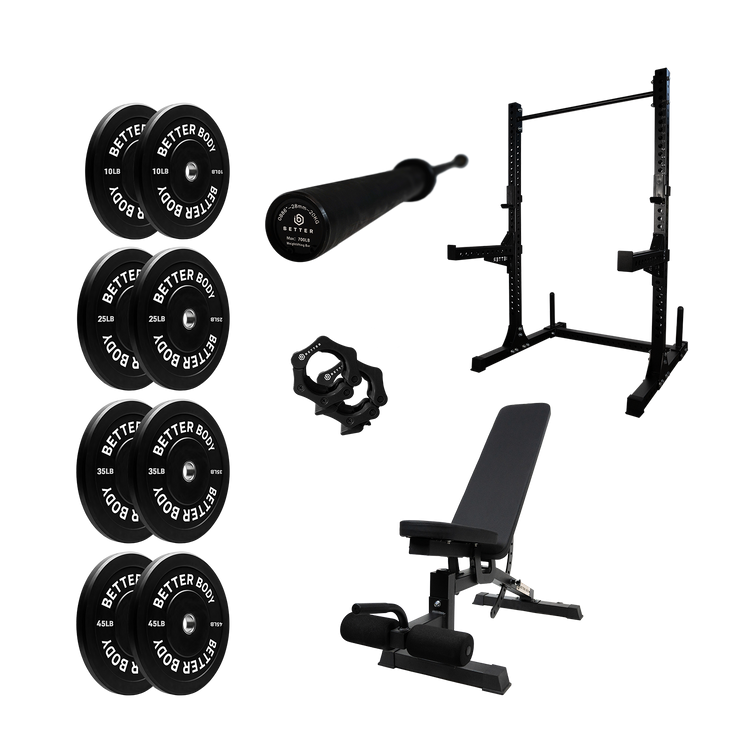 Weights bench and squat rack hotsell