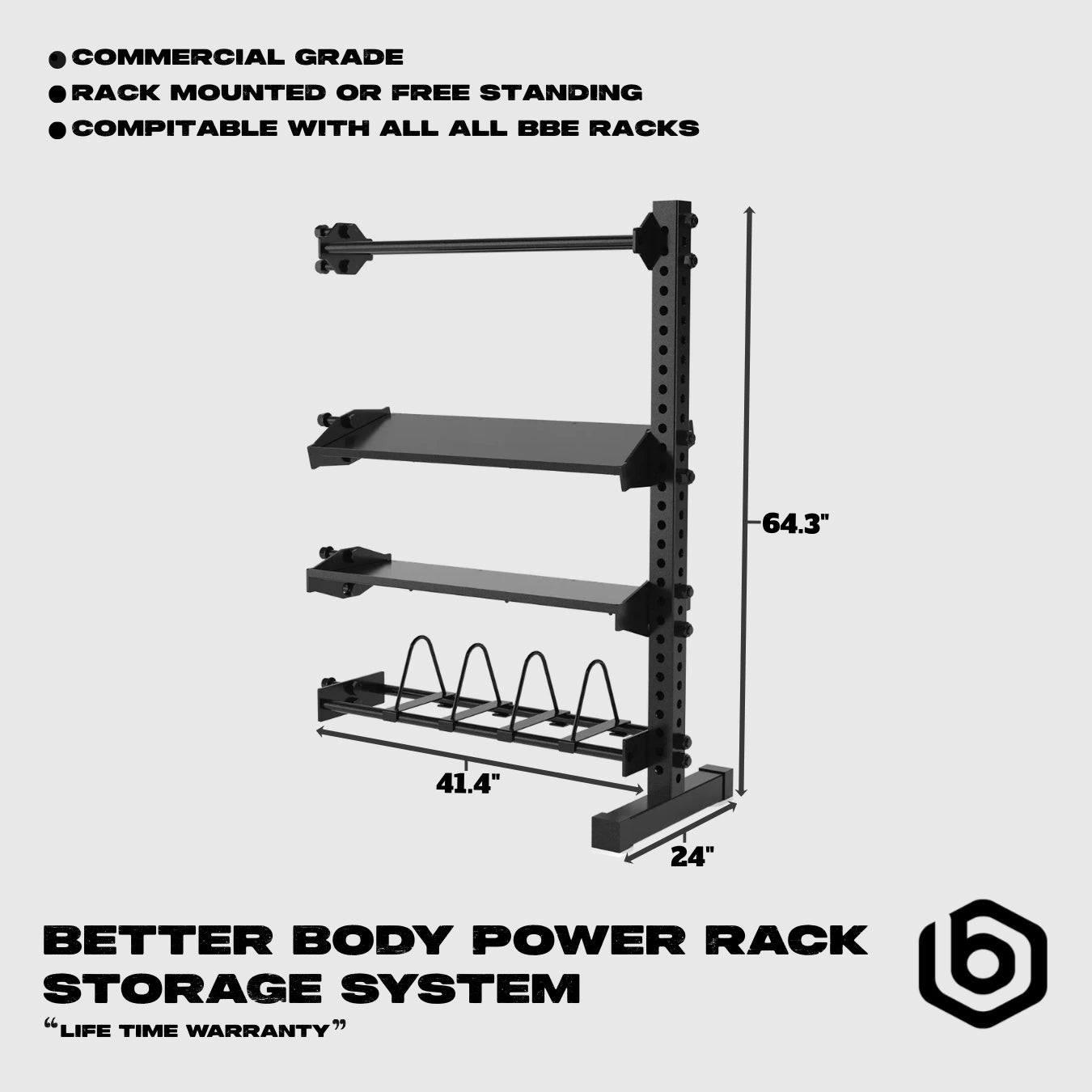 Power Rack Storage System Footprint