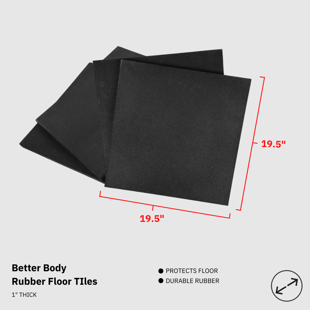 Better Body Rubber Floor Tiles Footprint