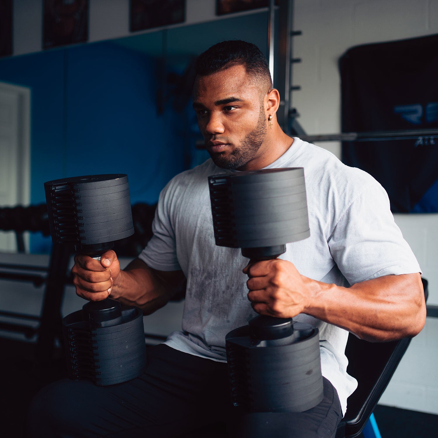 Better Body Twist Adjustable Dumbbell Bundle | 5 - 44 lbs & Bench