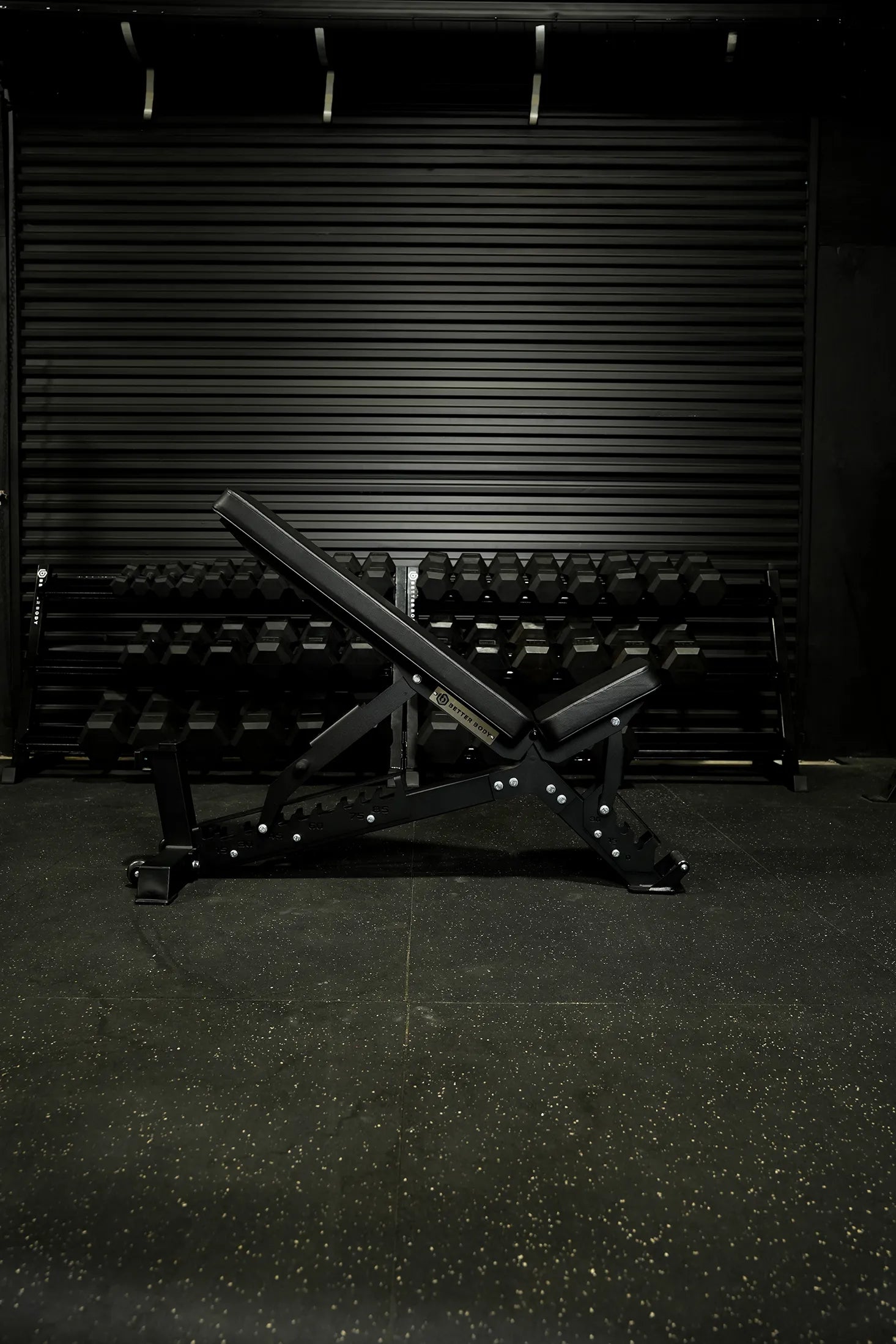Better Body Rubber Hex Dumbbell Set & Bench Bundle