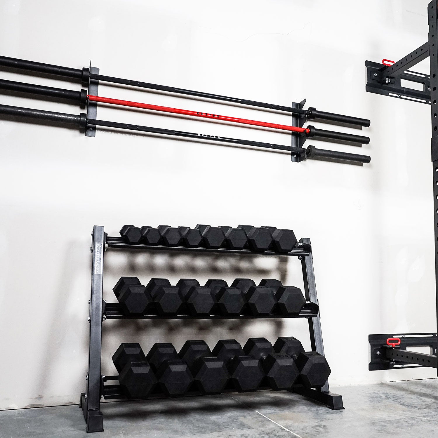 3 Tier Barbell Rack, Barbell Storage