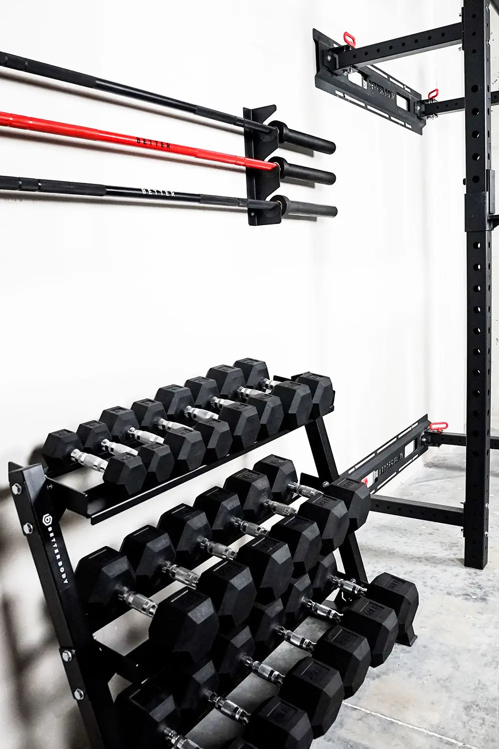 Pyramid Barbell Rack 3 Tier Barbell Rack, Barbell Storage