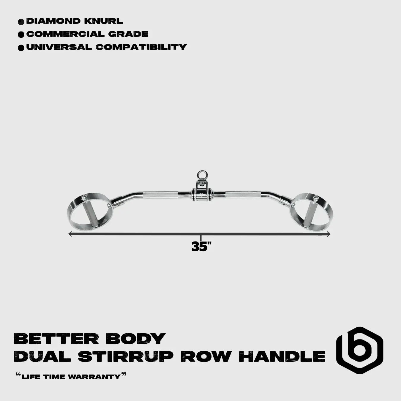 Dual Stirrup Row Attachment Footprint