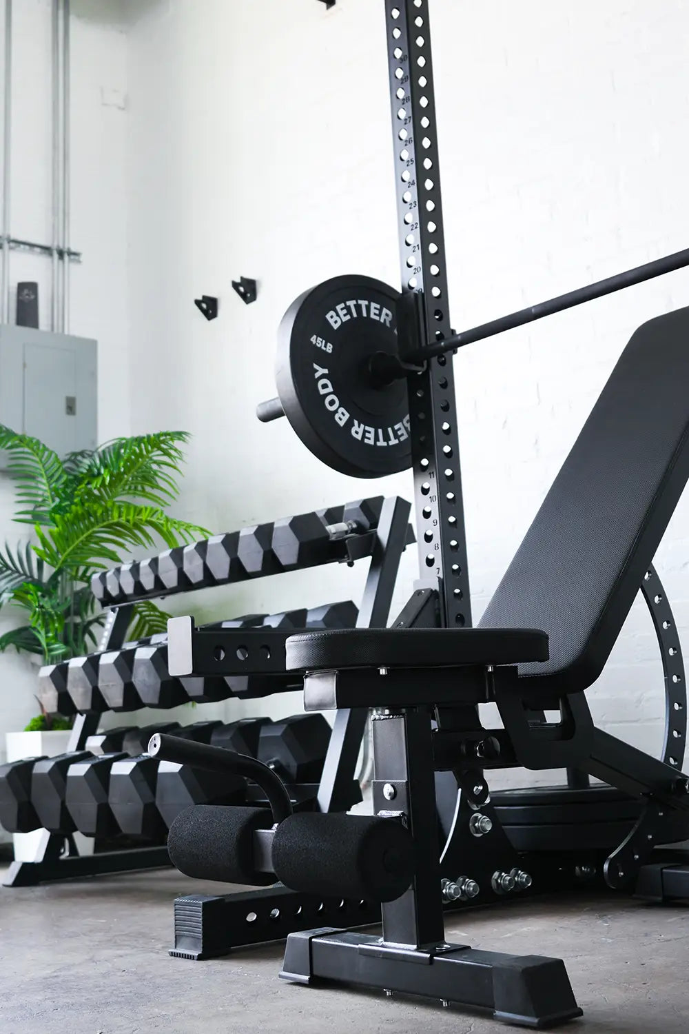 Better Body Power Bundle with Squat Rack | 5-45lbs
