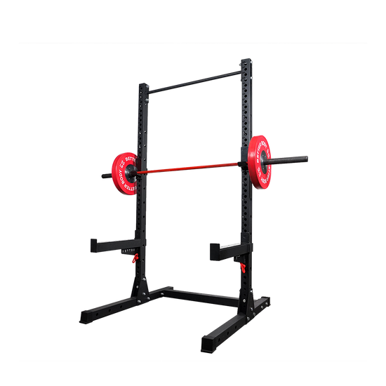 Squat rack for standard discount bar