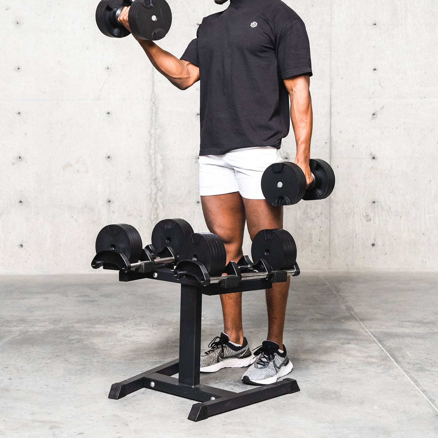 Twist Dumbbells, Rack & Premium Bench Bundle