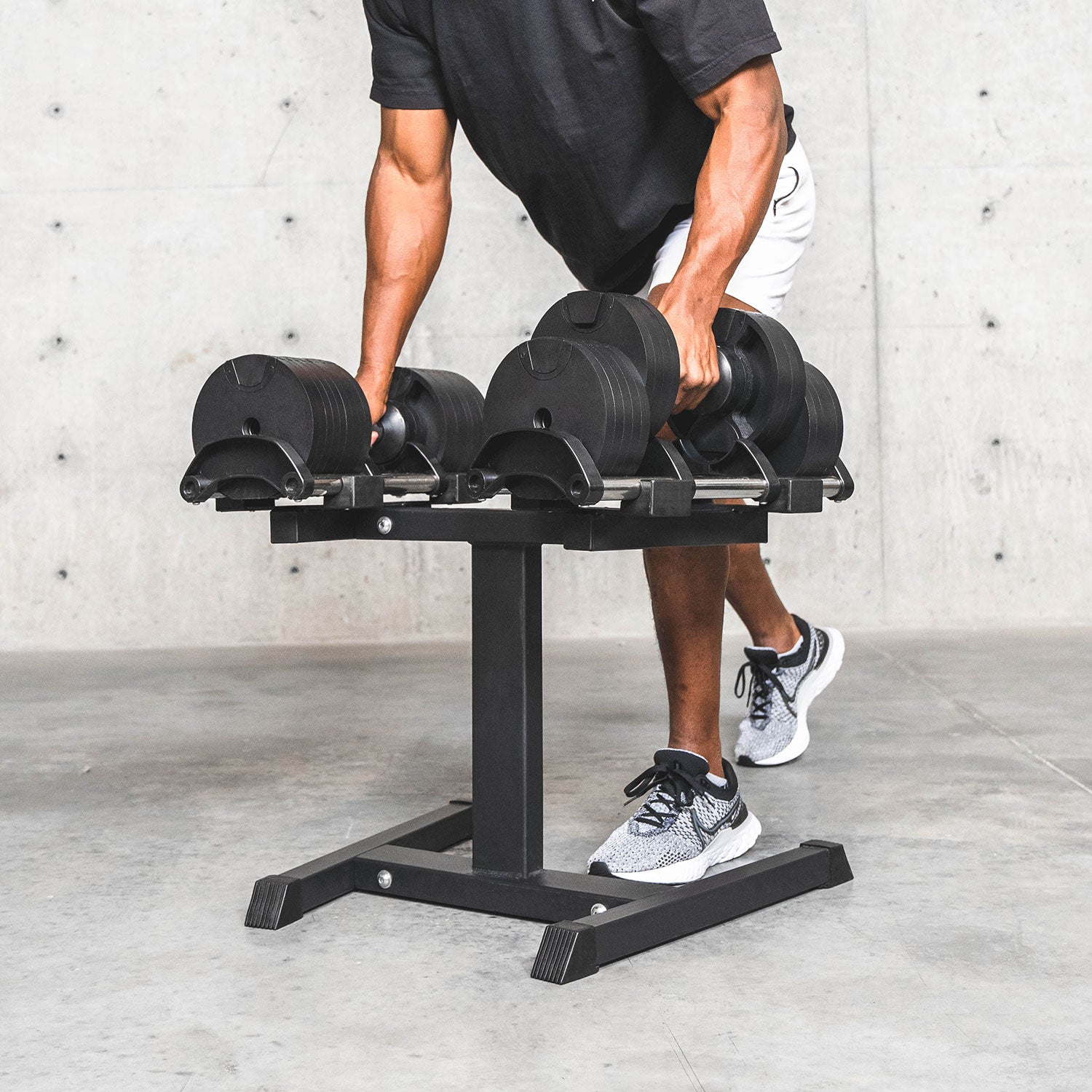 Twist Dumbbells, Rack & Premium Bench Bundle